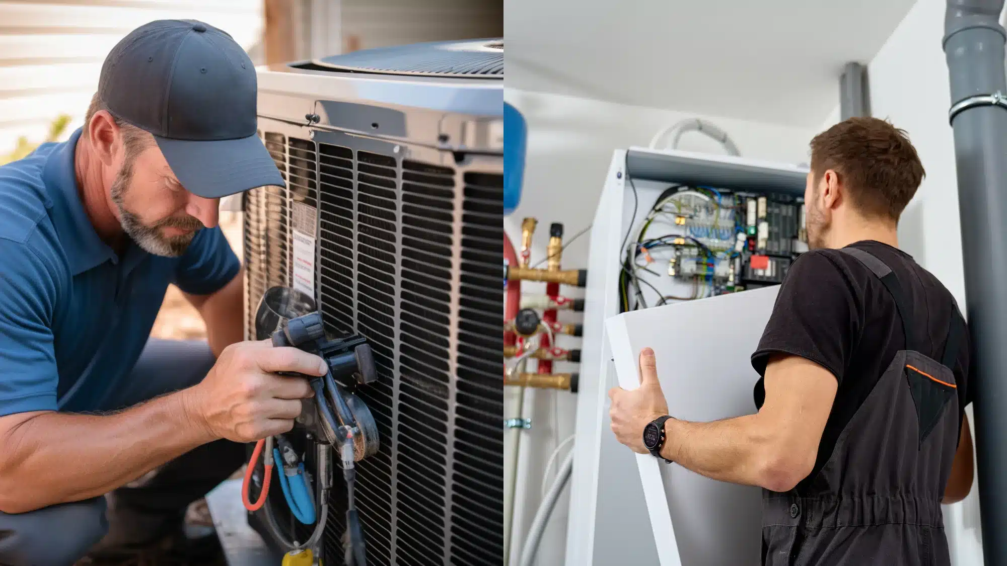 discover the most common types of heating and cooling systems used in homes and businesses