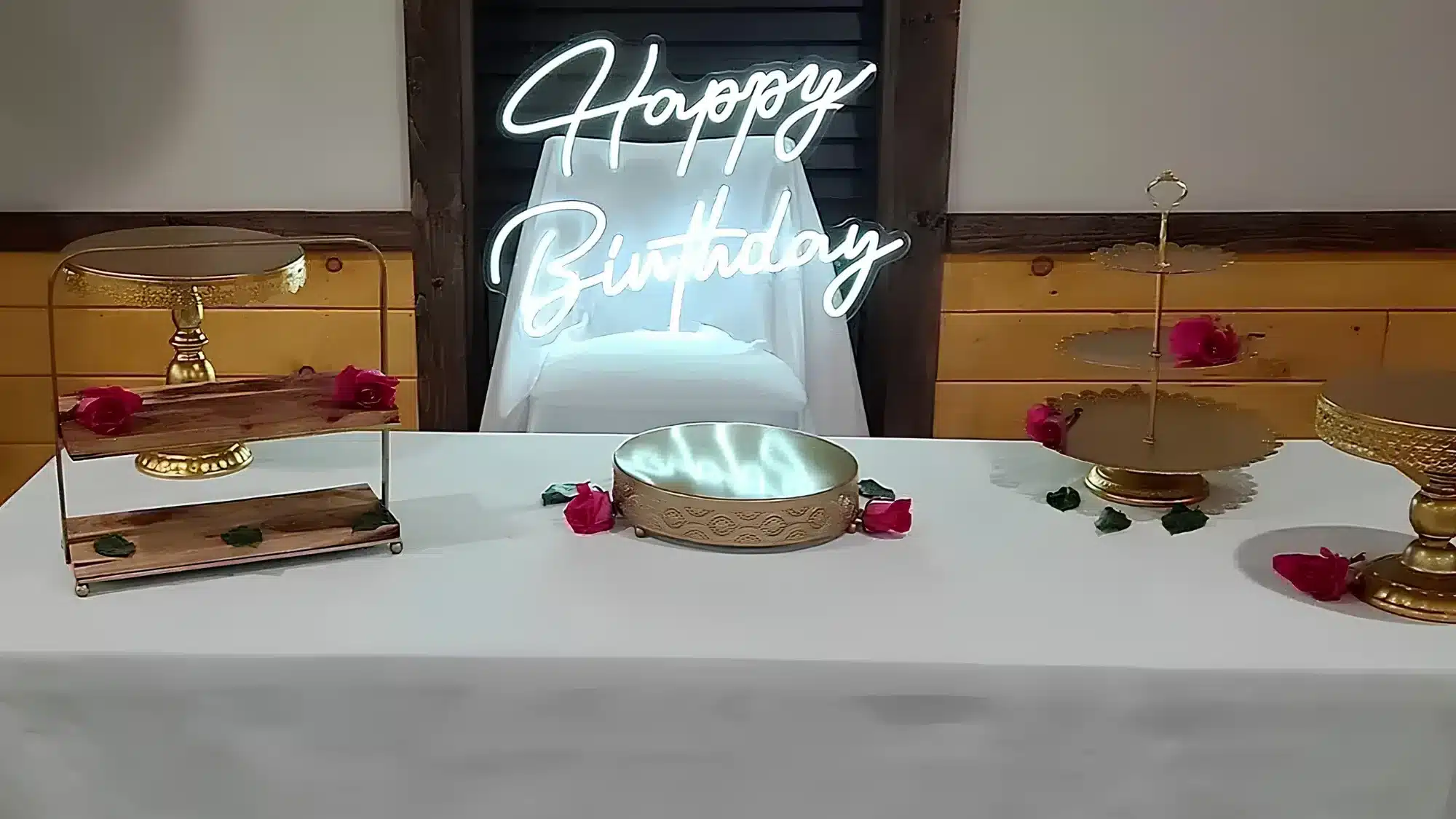 A cheerfully decorated, affordable birthday party hall in Bristol, bustling with happy guests and children enjoying the celebration.