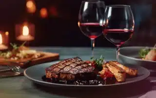 where to find upscale steakhouse options near mystic with premium steaks and fine wine