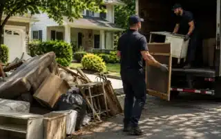 Efficient and professional junk pickup services near NY in action