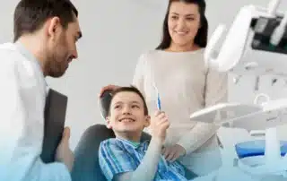 Children Dentist San Diego CA helping child with dental care