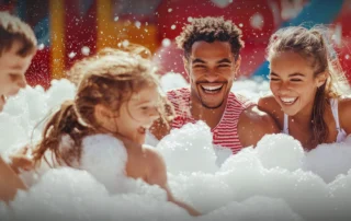 Foam party safety tips for young children on Long Island.
