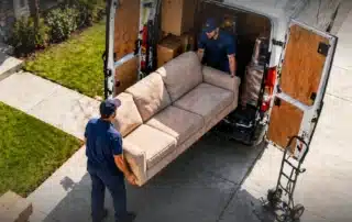 Professional furniture removal service van in Briarcliff Manor, NY