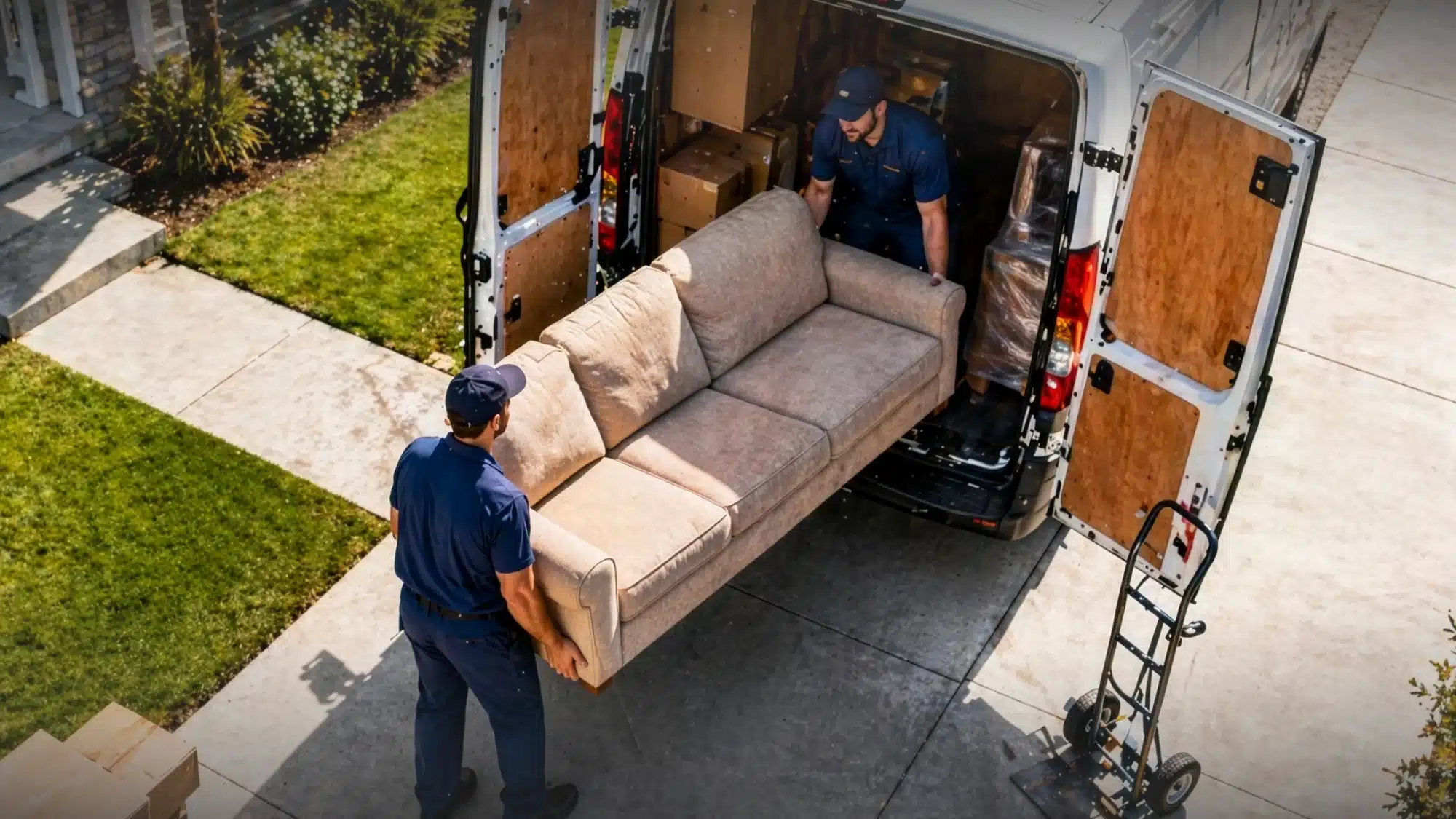 Professional furniture removal service van in Briarcliff Manor, NY