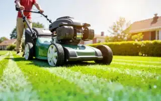 Lush green lawn in Ledyard CT showcasing expert lawn maintenance.