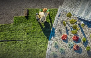 Professionally designed commercial landscaping in Preston CT business setting