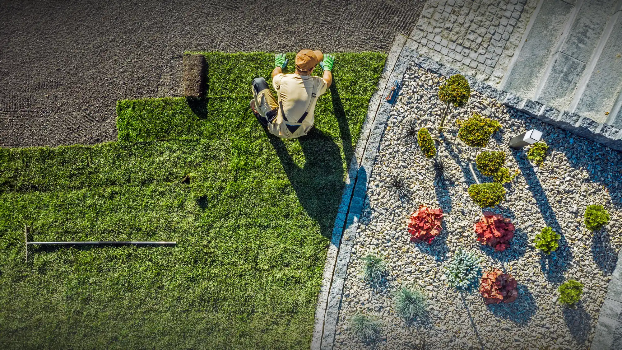 Professionally designed commercial landscaping in Preston CT business setting