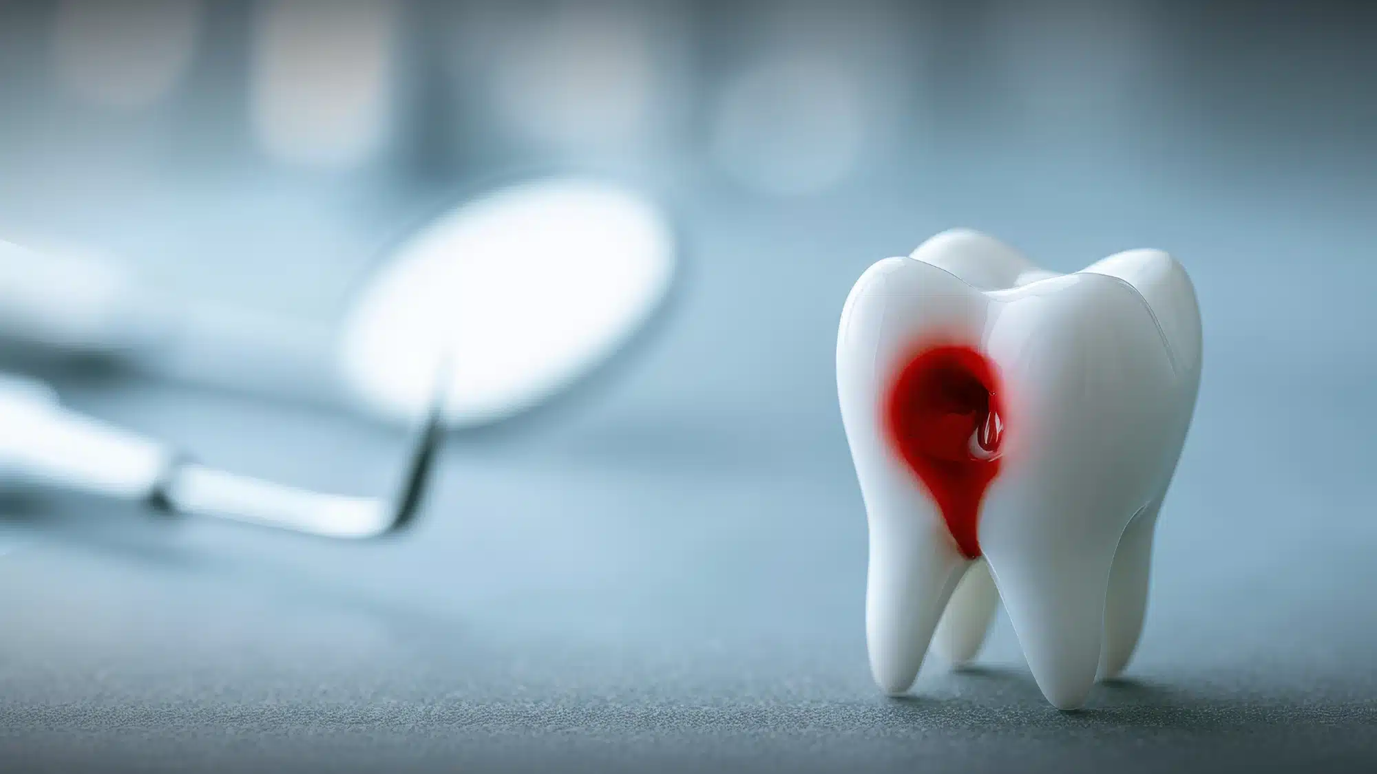Patient receiving dental emergency care in San Diego CA clinic