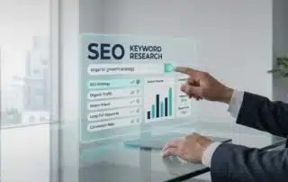 A detailed checklist on a desk highlighting Connecticut SEO strategies for local businesses.