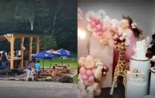 Variety of Birthday Party Rentals in Connecticut, including tents and entertainment options
